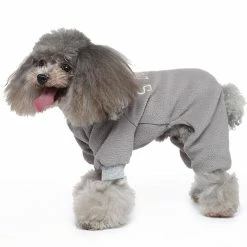 Unbranded Sysy Dog Clothes Autumn And Winter Plaid Skirt Four Foot Fleece Pet Four Foot High Collar Sweater L -Pet Soin 778875834 max