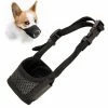 Unbranded Sysy Dog Mouthpiece Anti Bite And Chew, With Comfortable Mesh Soft Fabric And Adjustable Shoulder St