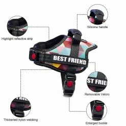 Unbranded Sysy Dog Harness, Service Dog Vest, No Pull No Choke Dog Vest For Training Walking Jogging COLOR CHE 7 Unbranded Sysy Dog Harness, Service Dog Vest, No Pull No Choke Dog Vest For Training Walking Jogging COLOR CHE -Pet Soin 778879557 max