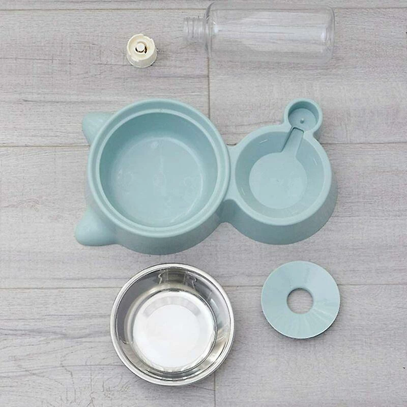 Unbranded Bowl For Cat And Dog With Water Bottle 2 In 1 Bowl For Dog And Cat With Automatic Water Dispenser Blue 3 Unbranded Bowl For Cat And Dog With Water Bottle 2 In 1 Bowl For Dog And Cat With Automatic Water Dispenser Blue – Image 3