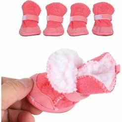 Unbranded Pet Outdoor Shoes Winter Warm Dog Paw Protection Belt Hook Loop Anti-slip Dog Boots (5) Rose 7 Unbranded Pet Outdoor Shoes Winter Warm Dog Paw Protection Belt Hook Loop Anti-slip Dog Boots (5) Rose -Pet Soin 780427568 max