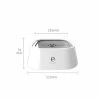 Unbranded Pcs Floating Dog Cat Water Bowl With 2l Filter, Non-slip Abs Spill Resistant Cat Water Bowl Cart For Pet Slow Dispenser