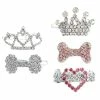 Unbranded 5pcs Puppy Crystal Strass Hair Clip Coiffure Hair Accessoires Dog Headwear Pet Grooming Pro