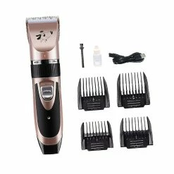 Unbranded Electric Professional Pet Dog Hair Trimmer Clipper Cutter Usb Rechargeable Cat Electric Hair Grooming Pets Beauty Tool (rose Gold Standard Type),11 -Pet Soin 786051177 max