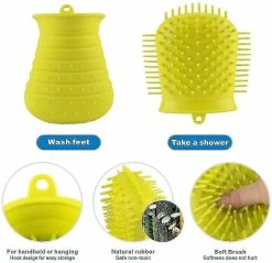 Unbranded Pet Supplies Dog Paw Cleaner, Tout En Silicone, Massage Des Deux Côtés,11 -Pet Soin 786058875 max