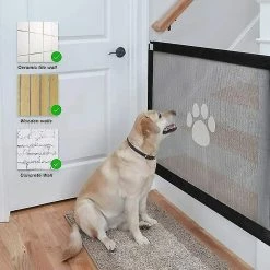 Unbranded Facile à Installer Et Verrouillable Dog Gate Stair Gate Pet Barrier 80cm X 100cm,11 -Pet Soin 786062114 max