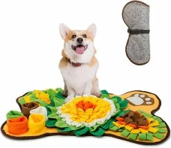Unbranded Snuffle Mat For Dogs Interactive Pet Puzzle Toys For Puppy Dog Enrichment Toy Mental Stimulation Dog Play Mat For Boredom Stress Relief