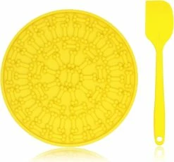 Unbranded Dog Slow Feeding Licky Mat For Bathing Grooming Nailing Trimming