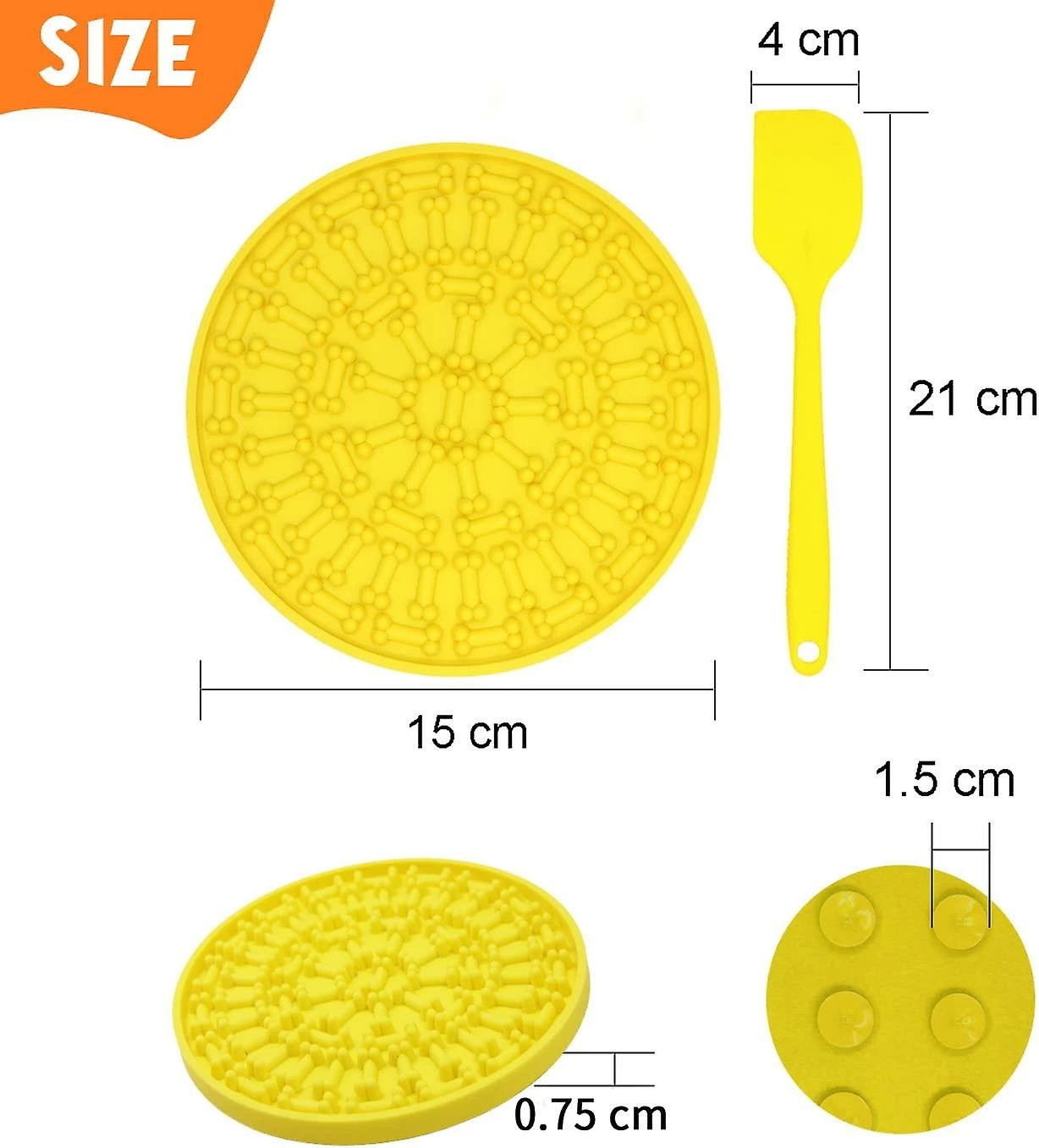 Unbranded Dog Slow Feeding Licky Mat For Bathing Grooming Nailing Trimming 2 Unbranded Dog Slow Feeding Licky Mat For Bathing Grooming Nailing Trimming – Image 2