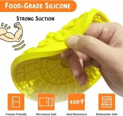 Unbranded Dog Slow Feeding Licky Mat For Bathing Grooming Nailing Trimming 9 Unbranded Dog Slow Feeding Licky Mat For Bathing Grooming Nailing Trimming -Pet Soin 790504997 max