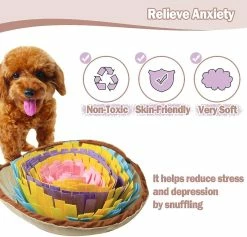 Unbranded Stowed And Portable Dog Feeding Mat Small Dog Training Pad Pet Nose Work Blanket Non Slip Pet Activity Mat For Foraging Skill -Pet Soin 790505670 max