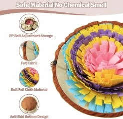 Unbranded Stowed And Portable Dog Feeding Mat Small Dog Training Pad Pet Nose Work Blanket Non Slip Pet Activity Mat For Foraging Skill -Pet Soin 790505731 max