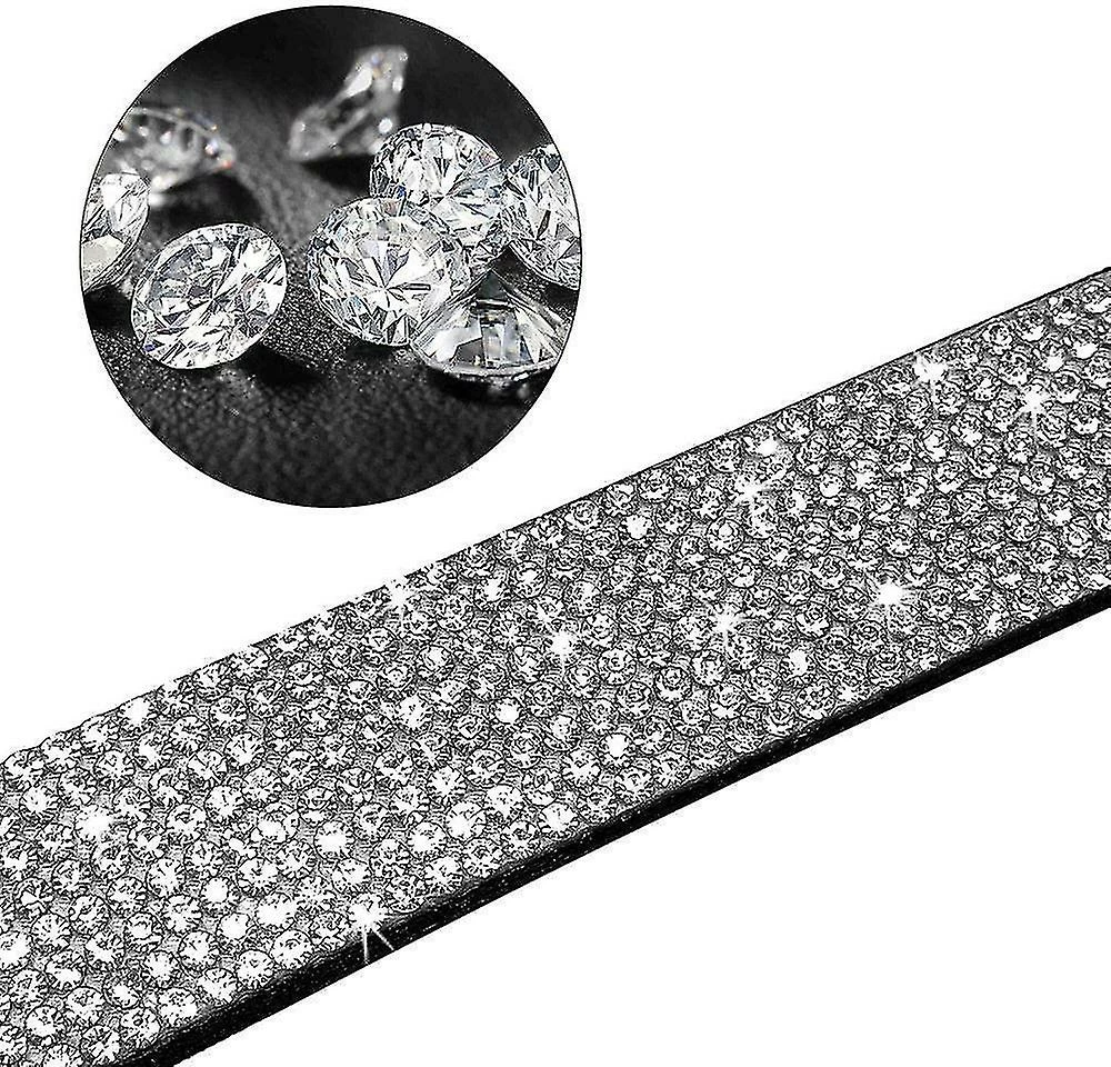 Unbranded Collier Pour Chien Collier En Strass Pour Chien, Mignon éblouissant Étincelant Doux Cuir Daim Chien Chat Collier Strass Cristal Diamant Pet Dog Puppy Collier 3 Unbranded Collier Pour Chien Collier En Strass Pour Chien, Mignon éblouissant Étincelant Doux Cuir Daim Chien Chat Collier Strass Cristal Diamant Pet Dog Puppy Collier – Image 3