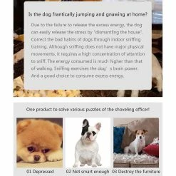 Unbranded Dog Snuffle Mat Slow Feeder Interactive Toys Lavable Puppy Pet Stress Relief -Pet Soin 792059376 max