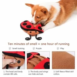 Unbranded Dog Snuffle Peluche Toy Dispensing Ladybug Pour Chiens Interactive Stuffed Chew Toy 8 Unbranded Dog Snuffle Peluche Toy Dispensing Ladybug Pour Chiens Interactive Stuffed Chew Toy -Pet Soin 792060056 max