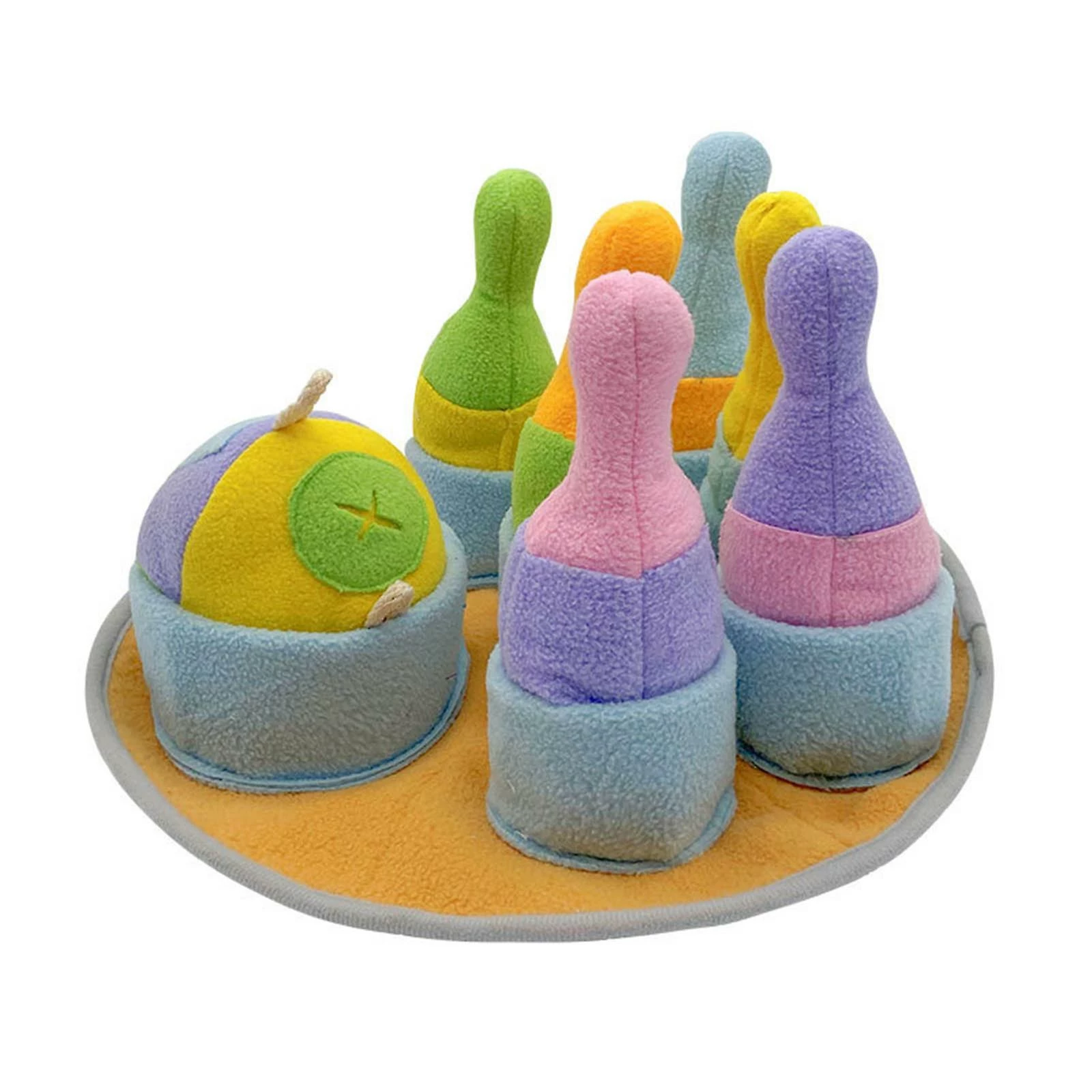 Unbranded Dog Snuffle Toy Dispensing Bowling Pour Chiens Jouet à Mâcher Interactif En Peluche 1 Unbranded Dog Snuffle Toy Dispensing Bowling Pour Chiens Jouet à Mâcher Interactif En Peluche