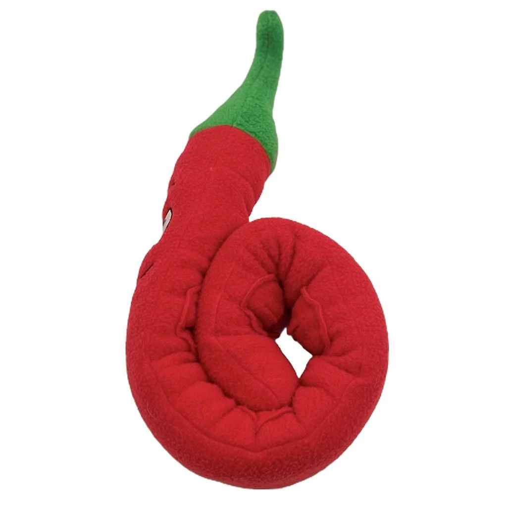 Unbranded Pet Sniffing Peluche Toy Food Molar Puzzle Dog Toy Interactif Chilli Shape Toy 2 Unbranded Pet Sniffing Peluche Toy Food Molar Puzzle Dog Toy Interactif Chilli Shape Toy – Image 2