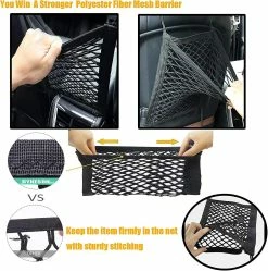 LetsGO Dog Car Net Barrier Pet Barrier Avec Auto Safety Mesh Organizer Baby Stretchable Range Bag Universal For Cars, Suvs -easy Install, Car Divider For D 7 LetsGO Dog Car Net Barrier Pet Barrier Avec Auto Safety Mesh Organizer Baby Stretchable Range Bag Universal For Cars, Suvs -easy Install, Car Divider For D -Pet Soin 792508577 max