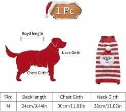 Unbranded Noël Pet Dog Sweater Pet Vêtements Mignon Pet Puppy Cat Dog Warm Jump -Pet Soin 792687194 max