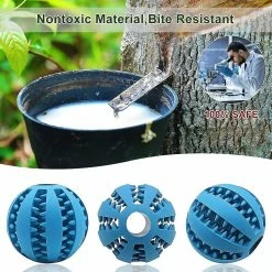 Unbranded Non-toxic Bite-resistant Natural Elastic Rubber Ball 2 Pack ,small And Medium Interactive Dog Toys ,pet Food Treatment Feederschewing [free Shipping] -Pet Soin 793900023 max