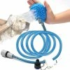 Breey 2 En 1 Dog Shower Pet Shower Head Avec Brosse Pour Chien Chat Grooming Brushes Massage Pour Grand Moyen