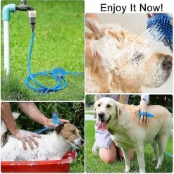 Breey 2 En 1 Dog Shower Pet Shower Head Avec Brosse Pour Chien Chat Grooming Brushes Massage Pour Grand Moyen 7 Breey 2 En 1 Dog Shower Pet Shower Head Avec Brosse Pour Chien Chat Grooming Brushes Massage Pour Grand Moyen -Pet Soin 794267471 max