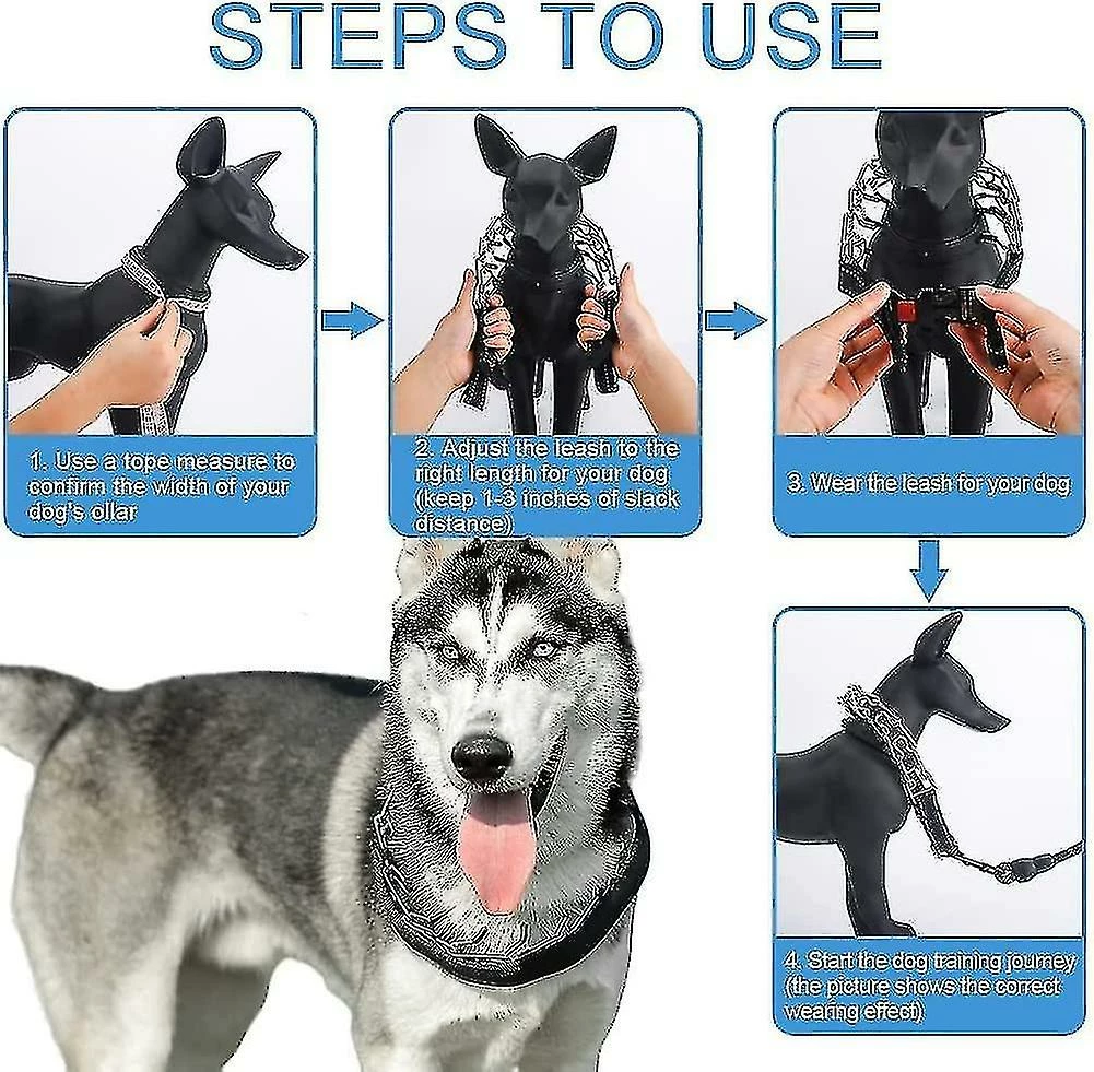 Breey Collier De Dressage De Griffes Dww-dog, Collier D’étranglement Pour Chien Avec Boucle à Pression, Collier Pour Chien Sans Traction, 3 Breey Collier De Dressage De Griffes Dww-dog, Collier D’étranglement Pour Chien Avec Boucle à Pression, Collier Pour Chien Sans Traction, – Image 3