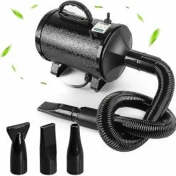 Breey Dog Cat Pet Grooming Sèche-cheveux Avec Chauffage Vitesse Réglable Sèche-cheveux Pour Animaux De Compagnie à Grande Vitesse Sèche-animaux Avec Tuyau / Buses / Manual_gift De G