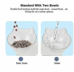 Chulian Bol De Nourriture Antidérapant Avec Stand Cat Dog Water Bowl 6 Chulian Bol De Nourriture Antidérapant Avec Stand Cat Dog Water Bowl -Pet Soin 795272161 max