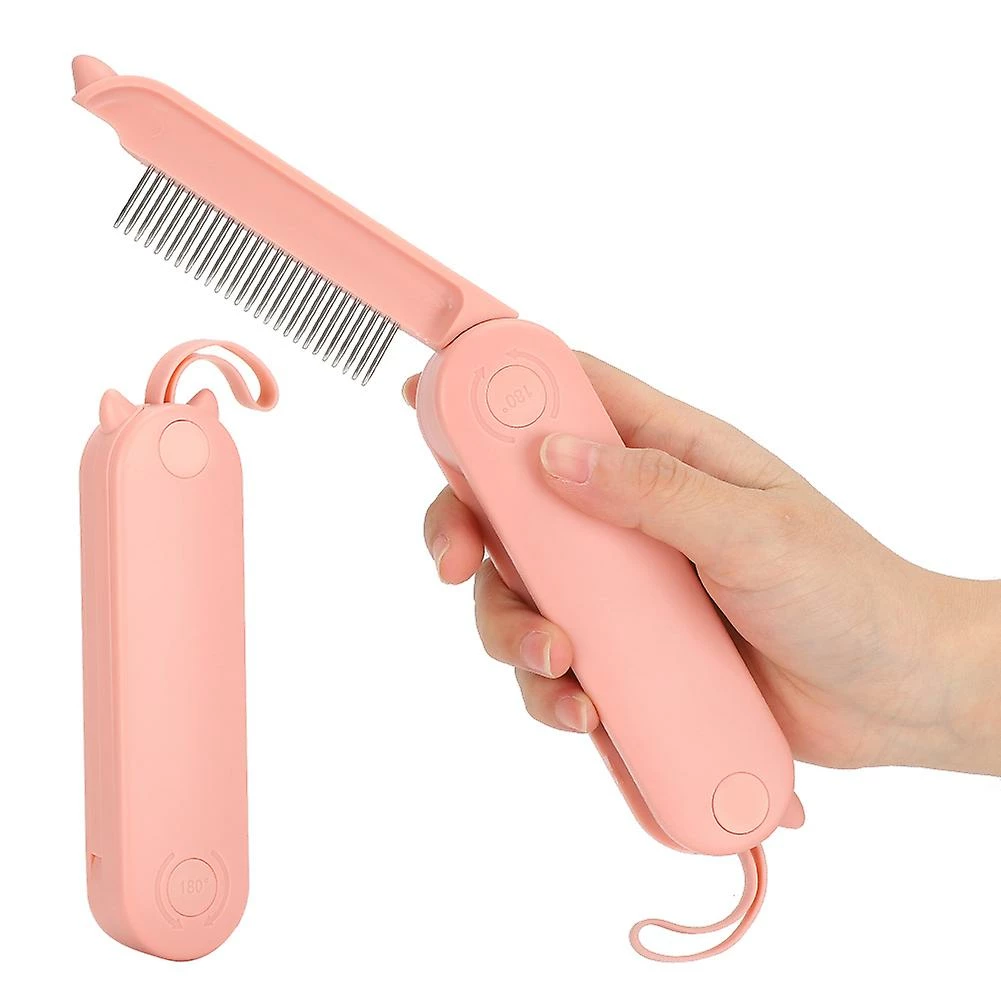 Gegong Pet Steel Needle Hair Brush Comb Grooming Comb For Dog Cat Open Knots Paddle Brushpink 3 Gegong Pet Steel Needle Hair Brush Comb Grooming Comb For Dog Cat Open Knots Paddle Brushpink – Image 3