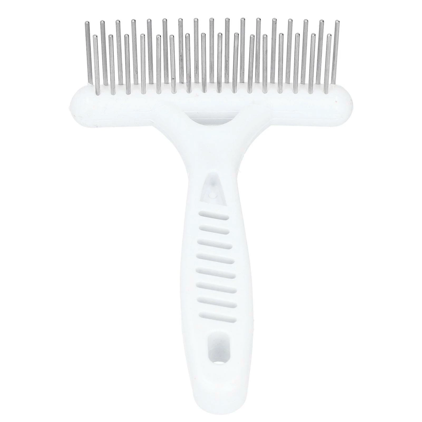 Gegong Pet Double Row Rake Dog Deshedding Comb Undercoat Rake Pet Grooming Hair Removal Tool 4 Gegong Pet Double Row Rake Dog Deshedding Comb Undercoat Rake Pet Grooming Hair Removal Tool – Image 4