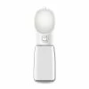 Unbranded Portable Dog Bottle Distributeur D’eau Voyage Outdoor Pet 350ml Blanc