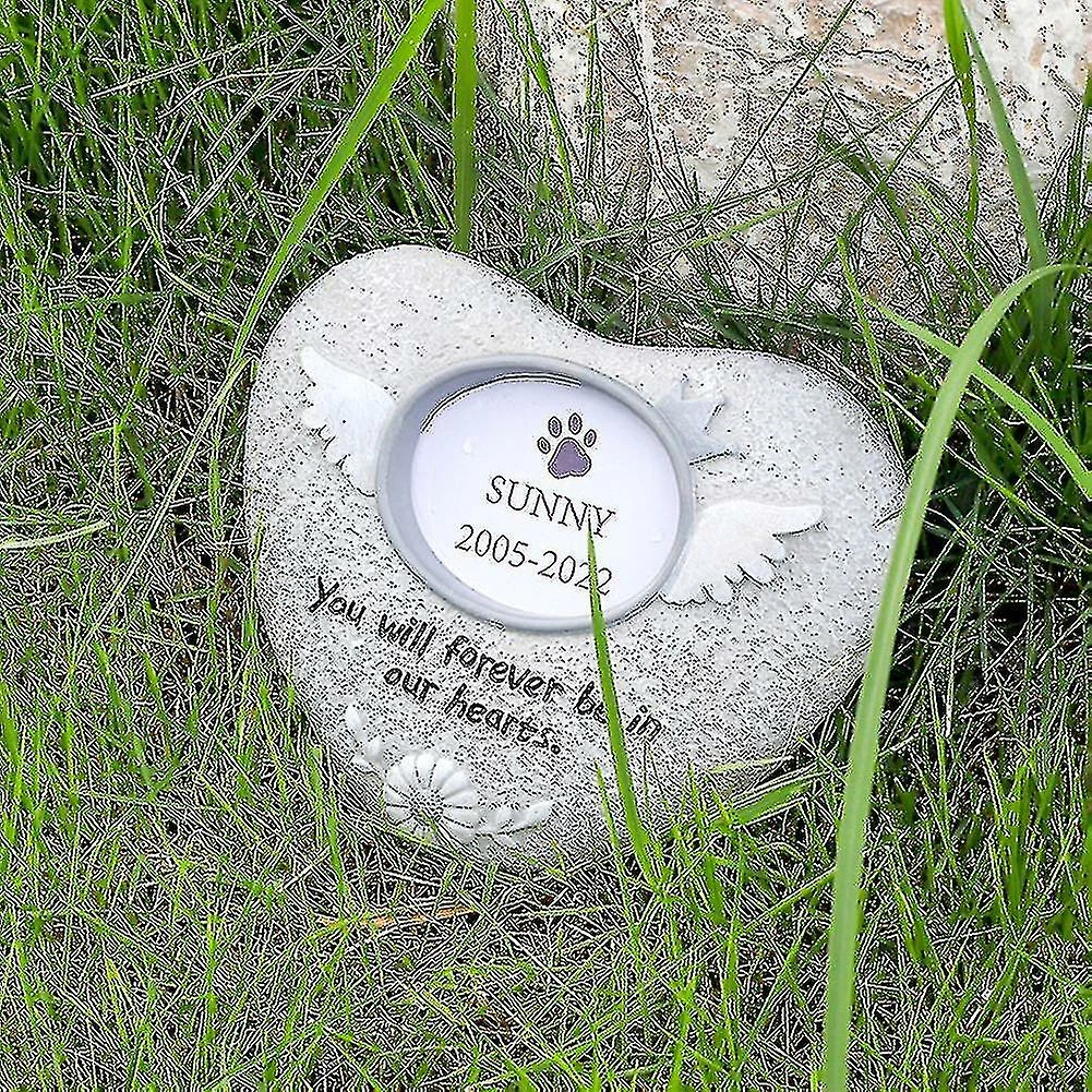Unbrand Pet Memorial Tombstone Resin Dog & Cat Monuments Innovative Pet Tribute Statue - 1 Unbrand Pet Memorial Tombstone Resin Dog & Cat Monuments Innovative Pet Tribute Statue -