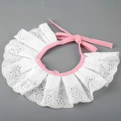 Gegong Pet Cat Lace Collars Necktie Adjustable Dog Cute Bowtie Bib Accessories(s) -Pet Soin 799615607 max