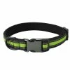 Gegong Durable Puppy Dog Cat Collar Personalized Pet Id Neck Strap (fluorescent Green S)
