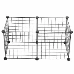 Gegong 6pcs Black Pet Fences Cage Iron Wire Net Diy Free Combinaison Dog House Rabbit Sleeping Room 6 Gegong 6pcs Black Pet Fences Cage Iron Wire Net Diy Free Combinaison Dog House Rabbit Sleeping Room -Pet Soin 799616356 max