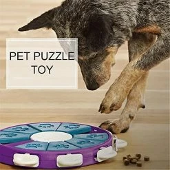 Unbranded Dog Feeder Puzzle Jouet Chien Dispositif D’alimentation Lente Abs Food Bowl Disc Training Dog Cat Interactive Pet Toy -Pet Soin 801035166 max