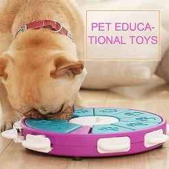 Unbranded Dog Feeder Puzzle Jouet Chien Dispositif D’alimentation Lente Abs Food Bowl Disc Training Dog Cat Interactive Pet Toy -Pet Soin 801035243 max