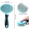 Unbranded Cat Brush Soft Dog Grooming Tool Supprime Le Sous-poil Lâche Autonettoyant