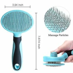 Unbranded Cat Brush Soft Dog Grooming Tool Supprime Le Sous-poil Lâche Autonettoyant