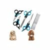 Unbranded Pack Dog Scissors, Cat Scissors, Pet Scissors, Mute Stainless Steel Hairdressing Scissors For Dog And Cat With Comb