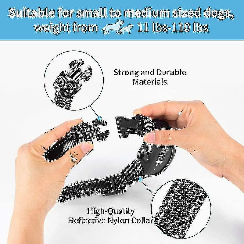 Unbranded Miofth 3 In1 Anti Bark Dog Collar Excessive Barking Device Safe Harmless & Humane Anti-bark Training For Small,11 5 Unbranded Miofth 3 In1 Anti Bark Dog Collar Excessive Barking Device Safe Harmless & Humane Anti-bark Training For Small,11 – Image 5