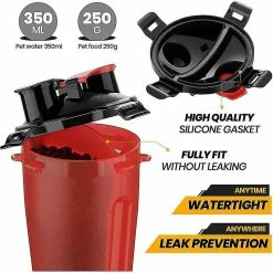 Unbranded Collapsible Dog Bowls, Collapsible Dog Bowl Leakproof Portable Pet Water Bottle 2 In 1, Dog Water Bottle Is Suitable For All Cats And Dogs,11 -Pet Soin 803638119 max