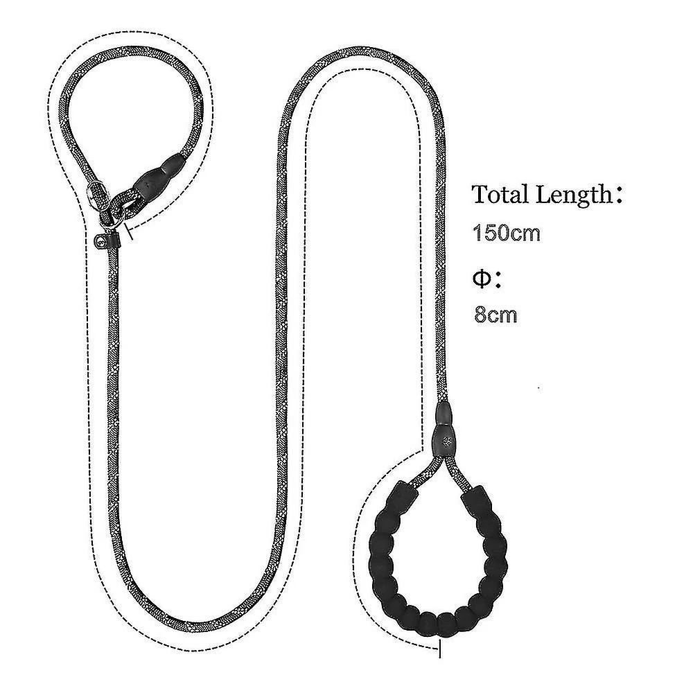 Unbranded Reflective Slip Lead Dog Leash, Climbing Rope Leash,11 2 Unbranded Reflective Slip Lead Dog Leash, Climbing Rope Leash,11 – Image 2