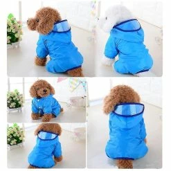Unbranded Pet Dog Puppy Rainwear Imperméable Pet Hooded Waterproof Jacket Vêtements -Pet Soin 804964108 max