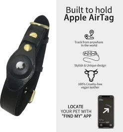 Unbranded Dog Collar Compatible With Air Tag,adjustable Natural Cowhide Leather Dog Collar 8 Unbranded Dog Collar Compatible With Air Tag,adjustable Natural Cowhide Leather Dog Collar -Pet Soin 810555777 max