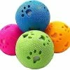 Unbranded Dog Squeaky Ball Rubber: Réutilisable Soft Pet Interactive Toy Dog Chew Toy Pour Animal De Compagnie Petit Moyen Grand Accueil