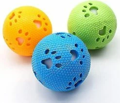 Unbranded Dog Squeaky Ball Rubber: Réutilisable Soft Pet Interactive Toy Dog Chew Toy Pour Animal De Compagnie Petit Moyen Grand Accueil -Pet Soin 810625719 max