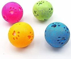 Unbranded Dog Squeaky Ball Rubber: Réutilisable Soft Pet Interactive Toy Dog Chew Toy Pour Animal De Compagnie Petit Moyen Grand Accueil -Pet Soin 810625818 max