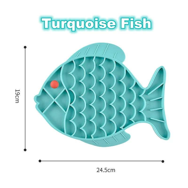 Alisili Fish Shape Silicone Bowl Dog Lick Mat Slow Feeding Food Bowl Pour Petits Chiens De Taille Puppy Cat Treat Feeder Distributeur Pet Supplies 1 Alisili Fish Shape Silicone Bowl Dog Lick Mat Slow Feeding Food Bowl Pour Petits Chiens De Taille Puppy Cat Treat Feeder Distributeur Pet Supplies